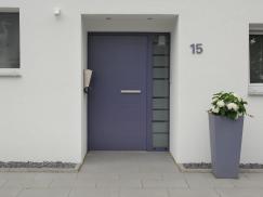 Aluminium-Haustür mit Seitenteil in Haan