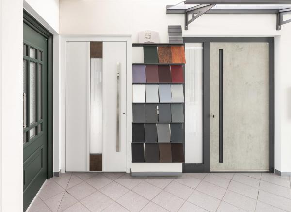 Haustüren Ausstellung Farbwahl