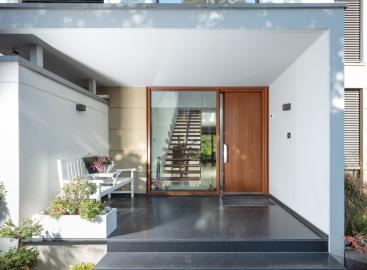 Haustür aus Holz-Aluminium von PaX