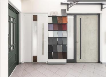 Haustüren Ausstellung Farbwahl