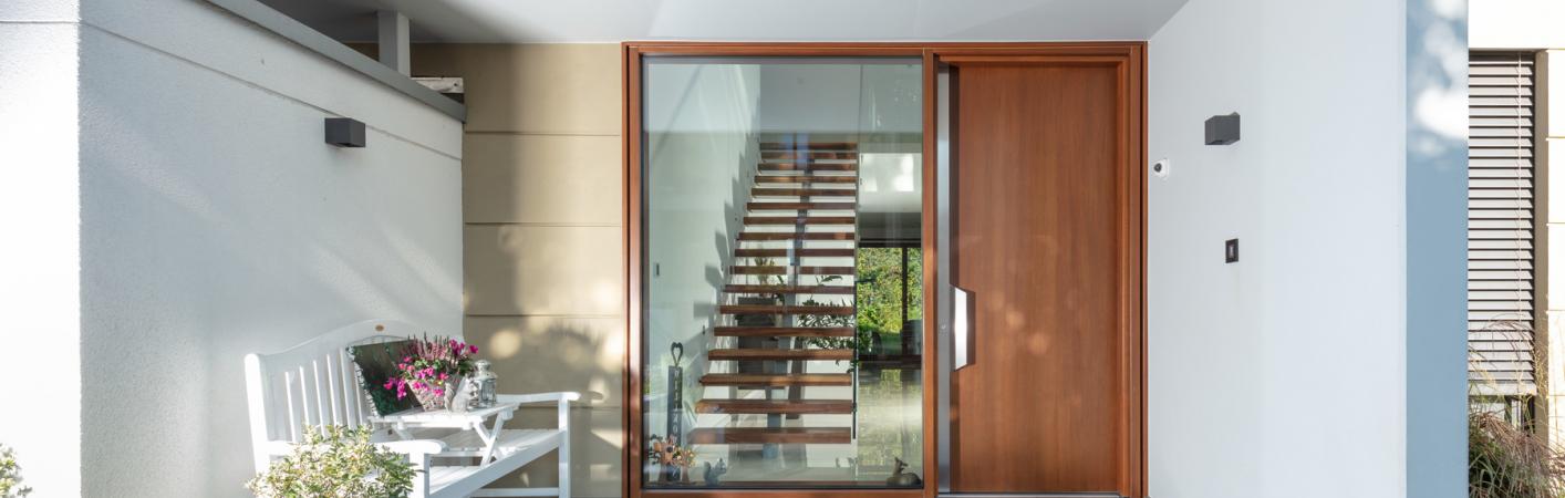 Haustür aus Holz-Aluminium von PaX in Mettmann